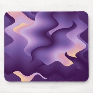 Lila Wellen Mousepad