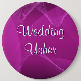 Lila Wellen-Pförtner Button