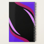 lila Wellenplaner Planer (Rückseite)