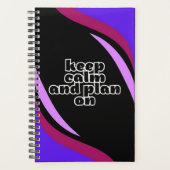 lila Wellenplaner Planer (Vorderseite)