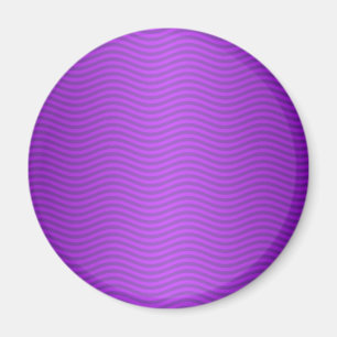 Lila Wellenstreifen Magnet