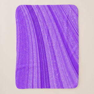 Lila welliger Glitter Sherpadecke