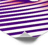 lila Welpen Poster (Ecke)