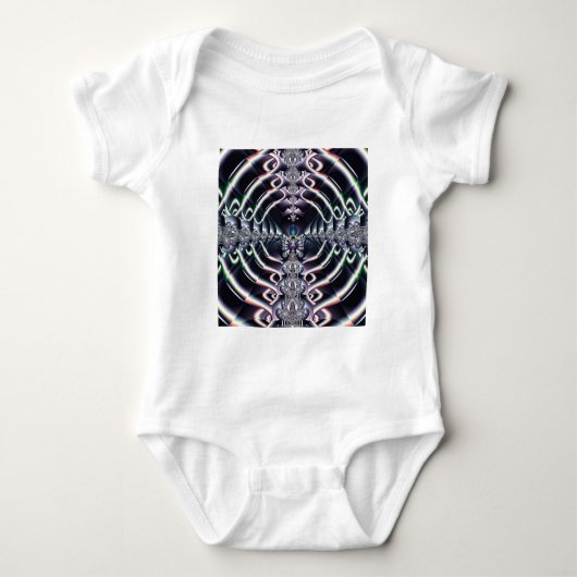 Lila Welt Baby Strampler (Vorderseite)