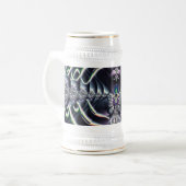 Lila Welt Bierglas (Vorderseite Links)