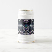 Lila Welt Bierglas (Mittel)