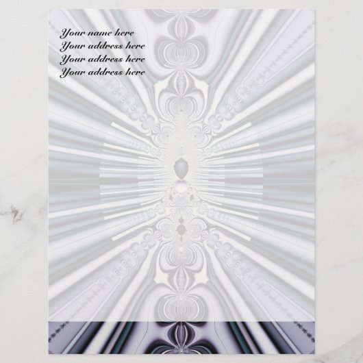 Lila Welt Briefkopf (Vorderseite)