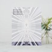 Lila Welt Briefkopf (Stehend Vorderseite)