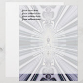 Lila Welt Briefkopf (Vorne/Hinten)