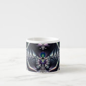 Lila Welt Espressotasse (Vorderseite)