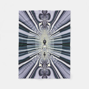 Lila Welt Fleecedecke