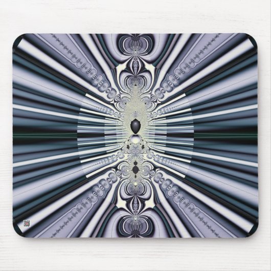 Lila Welt Mousepad (Vorne)