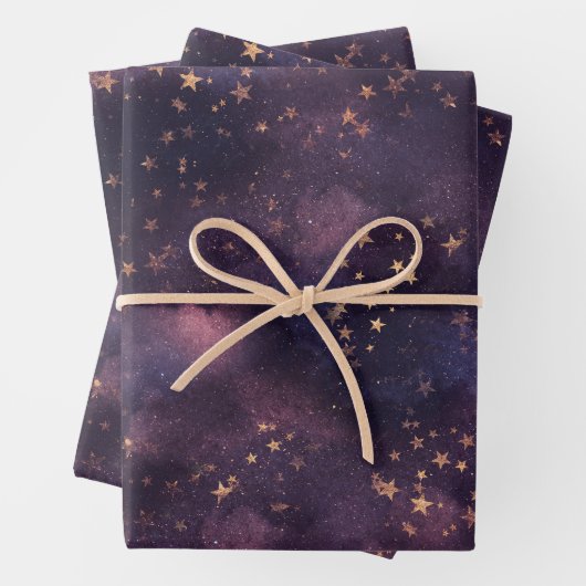 Lila Werte (3) Geschenkpapier Set (Beispiel)