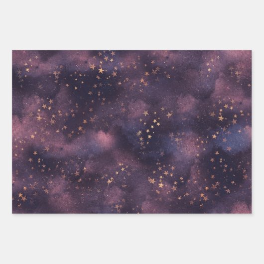 Lila Werte (3) Geschenkpapier Set (Vorderseite)