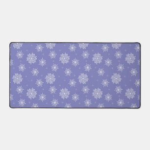 Lila Whimsical Himmlisch Floral Schreibtischunterlage