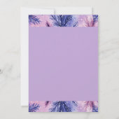 Lila Whimsikkarte Dankeskarte (Rückseite)