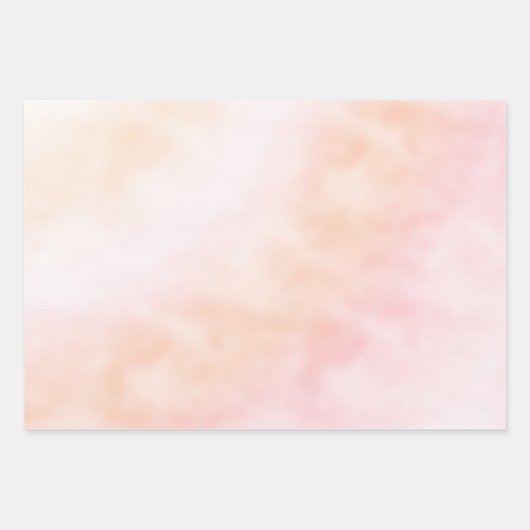 Lila White Aqua Blue Gefärbte Krawatte Geschenkpapier Set (Vorderseite 2)