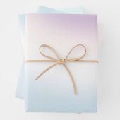 Lila White Blue Gefärbte Krawatte Geschenkpapier Set (Beispiel)