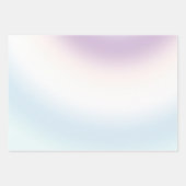 Lila White Blue Gefärbte Krawatte Geschenkpapier Set (Vorderseite)