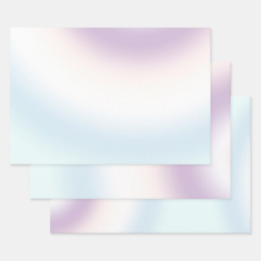 Lila White Blue Gefärbte Krawatte Geschenkpapier Set (Set)