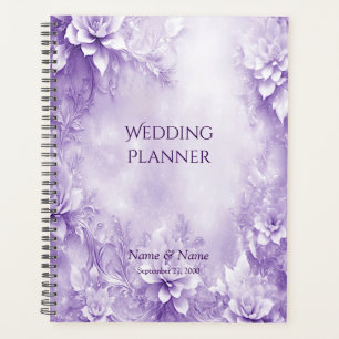 Lila-White-Blume-Planer Planer