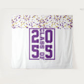 Lila White Gold Abschluss Class Wandteppich (Vorderseite (Horizontal))