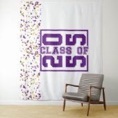 Lila White Gold Abschluss Class Wandteppich (Beispiel)