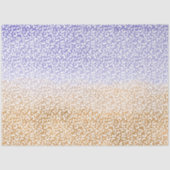 Lila White Gold Ombre Leopard Print Seidenpapier (Vorderseite)