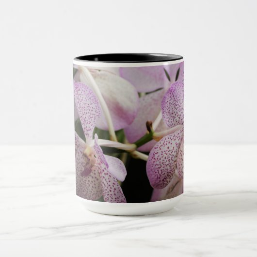 Lila White Orchid Kaffee/Tee Tasse 15oz (Zentrum)