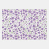 Lila Whitepaper über die zeitgenössische Kunst Geschenkpapier Set (Vorderseite 3)