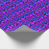 Lila Whitepaper zum Wrapping Geschenkpapier (Ecke)