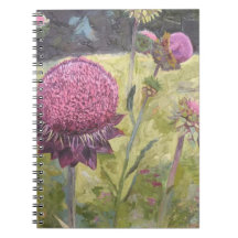 Lila Wild Blume Notebook