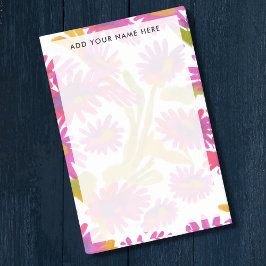 Lila Wildblume Blossom Office Post-it Klebezettel