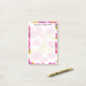 Lila Wildblume Blossom Office Post-it Klebezettel (Auf Schreibtisch)