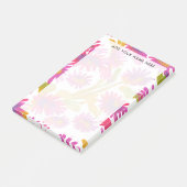 Lila Wildblume Blossom Office Post-it Klebezettel (angewinkelt)