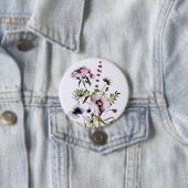 Lila Wildblume Bouquet Button (Beispiel)