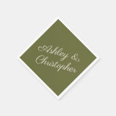 Lila Wildblume Cocktail Party Serviette (Ecke)