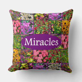 LILA WILDBLUME FOTO MIRACLES DESIGN KISSEN