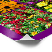LILA WILDBLUME FOTO MIRACLES DESIGN POSTER (Ecke)