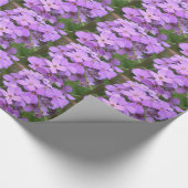 Lila Wildblume Geschenkpapier (Ecke)