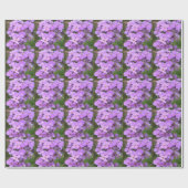 Lila Wildblume Geschenkpapier (Flach)
