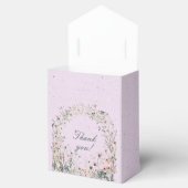 Lila Wildblume Geschenkschachtel (Geöffnet)