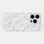 Lila Wildblume iPhone Hülle (Rückseite (Horizontal))
