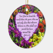 LILA WILDBLUME JOHN 3:16 KERAMIKORNAMENT (Links)