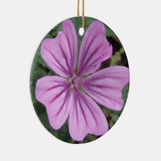 Lila Wildblume Keramikornament (Rechts)