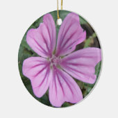 Lila Wildblume Keramikornament (Links)
