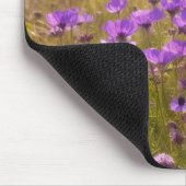 Lila Wildblume Mousepad (Ecke)