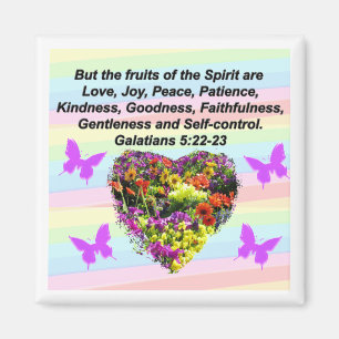LILA WILDBLUME OBST DER SPIRITGALATIANER 5 MAGNET