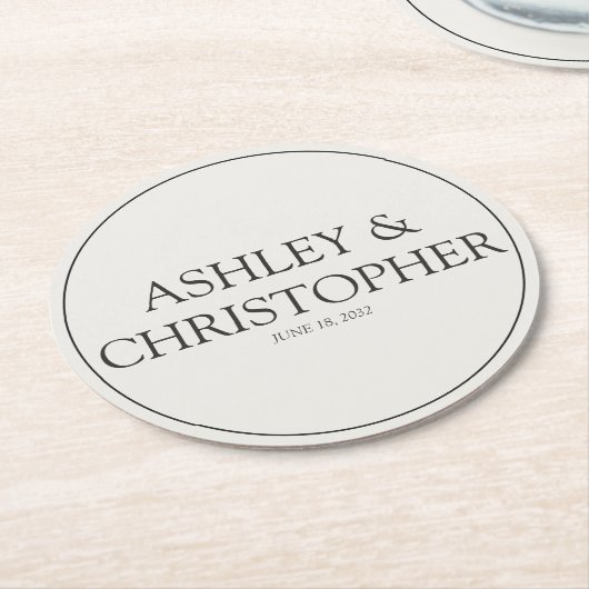 Lila Wildblume Runder Pappuntersetzer (Angewinkelt)