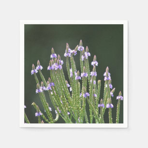 Lila Wildblume Serviette